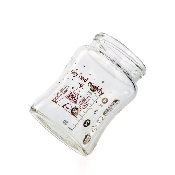 寬口徑葫蘆玻璃奶瓶120ml：圖片 7