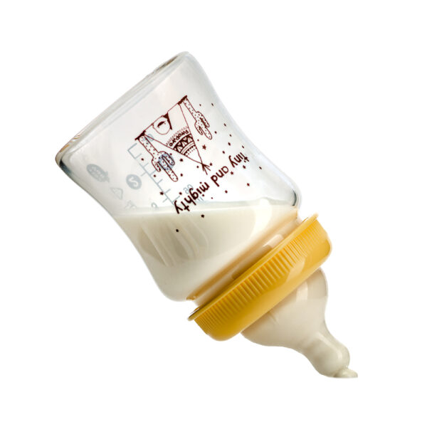 寬口徑葫蘆玻璃奶瓶120ml：圖片 5