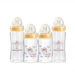 寬口徑葫蘆玻璃奶瓶組(180ml*2+280ml*2)